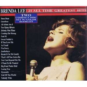 Brenda Lee 21 All Time Greatest Hits Two CD Set W/Color Booklet