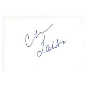 CHRISTINE LAHTI Signed Index Card In Person