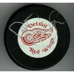  DAVE COULIER Signed DETROIT RED WINGS Puck FULL HOUSE 
