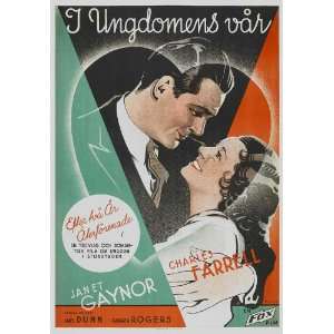  Change of Heart (1934) 27 x 40 Movie Poster Swedish Style 