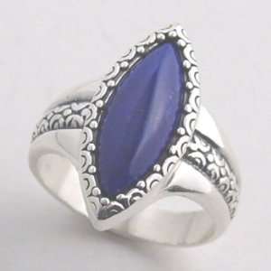  Sterling Silver Marquis Lapis Ring Jewelry