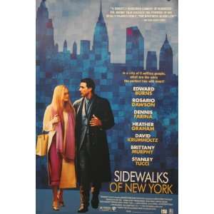 Sidewalks of New York   Edward Burns & Heather Graham   Movie Poster 