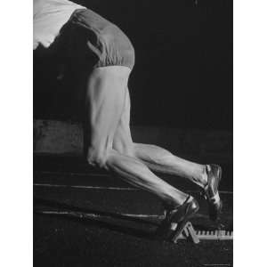  Straining Muscles Are Visible on Athlete Fanny Blankers 