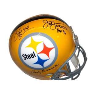  Pittsburgh Steelers Multi Autographed Full Size Helmet 