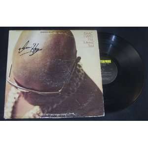 Isaac Hayes Hot Buttered Soul   Hand Signed Autographed Record Lp 