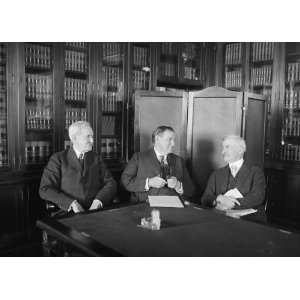  1925 photo Senator Cummins, Stone, Sen. T.J. Walsh before 