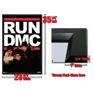  Framed Run DMC Jam Master Jay Poster Old School Hip Hop 