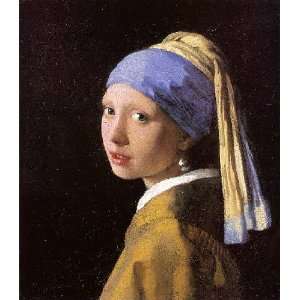  FRAMED oil paintings   Jan Vermeer   32 x 36 inches   Girl 