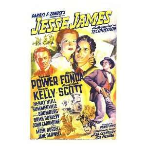 Jesse James Movie Poster, 11 x 17 (1939)