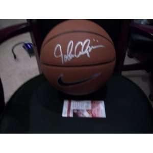  John Calipari Autographed Basketball   kentucky hof Jsa 