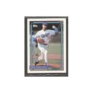 1992 Topps Regular #363 John Candelaria, Los Angeles Dodgers Baseball 