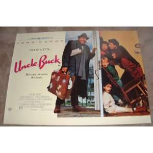  Uncle Buck   John Candy   Original British Movie Poster 