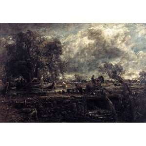 Hand Made Oil Reproduction   John Constable   24 x 16 inches   Sketch 