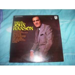    JOHN HANSON This is John Hanson UK LP 1969 John Hanson Music