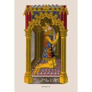 King Edward III 12x18 Giclee on canvas