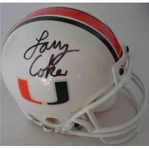  Larry Coker Autographed/Hand Signed/Autographed Miami 