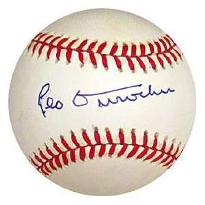 Leo Durocher Autographed Baseball (James Spence)   Autographed 