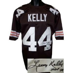  LeRoy Kelly Autographed Jersey   Prostyle Brown HOF 94 