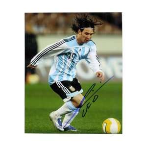 Lionel Messi(Leo) Autographed Soccer   Sports Memorabilia