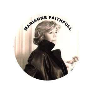 Marianne Faithfull in Leather Pin