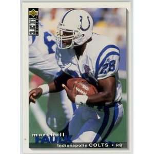 Marshall Faulk Indianapolis Colts 1995 Collectors Choice #80 Football 