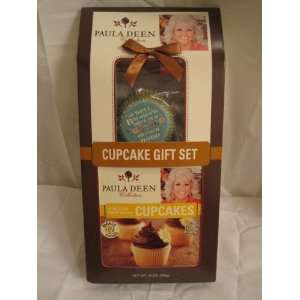Paula Deen Cupcake Gift Set   50 Liners & Yellow Cupcake Cake Mix 