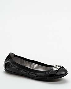 COACH DORA PATENT FLATS