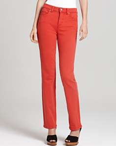 Miraclebody by Miraclesuit Petites Katie Straight Leg Jeans in Red