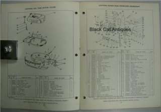 Original 1960 Evinrude Lightwin Outboard Motor Parts List #3034 & 3035 