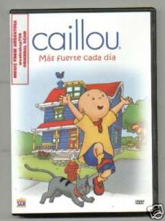 CAILLOU, MAS FUERTE CADA DIA. FACTORY SEALED DVD.