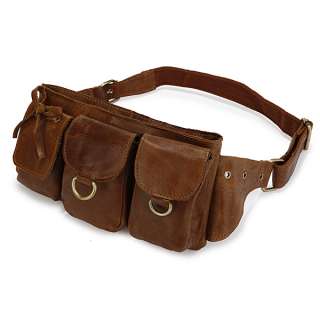  Style Mens Brown Waist Bag Fanny Pack Purse Accessories Pocket  