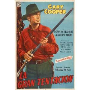   27x40 Gary Cooper Anthony Perkins Richard Eyer