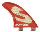 FCS SA 1 Medium Simon Anderson PC Surfboard QUAD Fins  