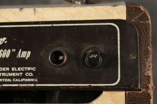 original 1952 Fender CHAMPION 600 amp tube amplifier  