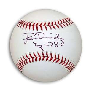 Ron Guidry Autographed/Hand Signed MLB Baseball Inscribed CY 78