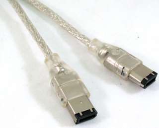 to 6 pin IEEE 1396 iLink FireWire DV Cable 3ft  
