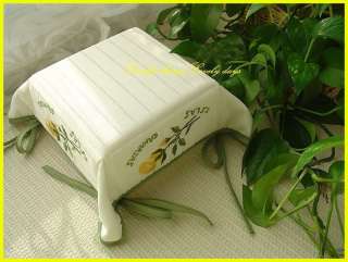 Vintage Embroidery Yellow Rose Jewelry/Storage Box  