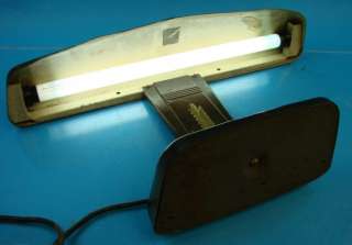   Antique Moe Light Co Machine Age Desk Lamp Fluorescent F15T8 D Tube