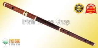Rosewood Irish Flute 4 Pieces Fully Playable In Case  