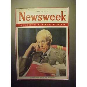 Sinclair Lewis May 26, 1947 Newsweek Magazine Professionally Matted 