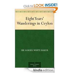   Wanderings in Ceylon Sir Samuel White Baker  Kindle Store