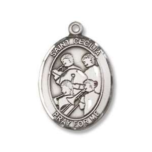 St. Cecilia Sports Marching Band Sterling Silver Medal with 18 