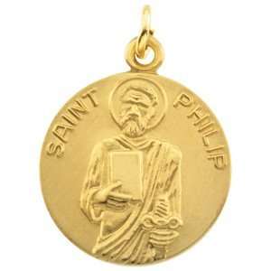  14K Gold St. Philip Medal Jewelry