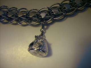   MONET Charm Bracelet Beehive Four Leaf Clover Sailboat  