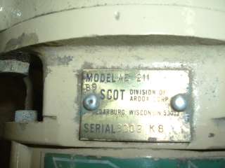 Scot AE 211 centrifugal pump, 1 h.p. Franklin motor  