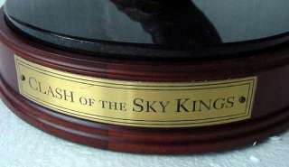 FRANKLIN MINT EAGLES PORCELAIN CLASH Of THE SKY KINGS  