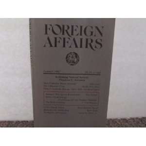   Affairs Rethinking National Security Theodore C. Sorensen Books