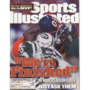 Terrell Davis Autographed October 11, 1999 Sports Illustrated Magazine