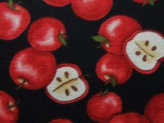 Moda Coming Home Little Red Apples Fruit Deb Strain Cotton Fabric Yard 
