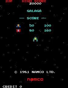 GALAGA Video Arcade Machine   Works Great RESTORED  